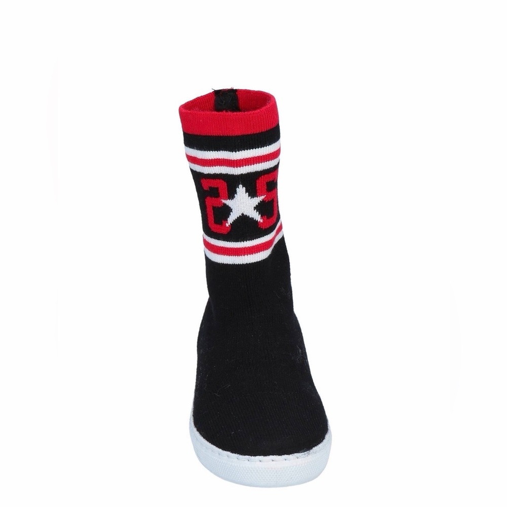 Black and Red Sock Sneakers